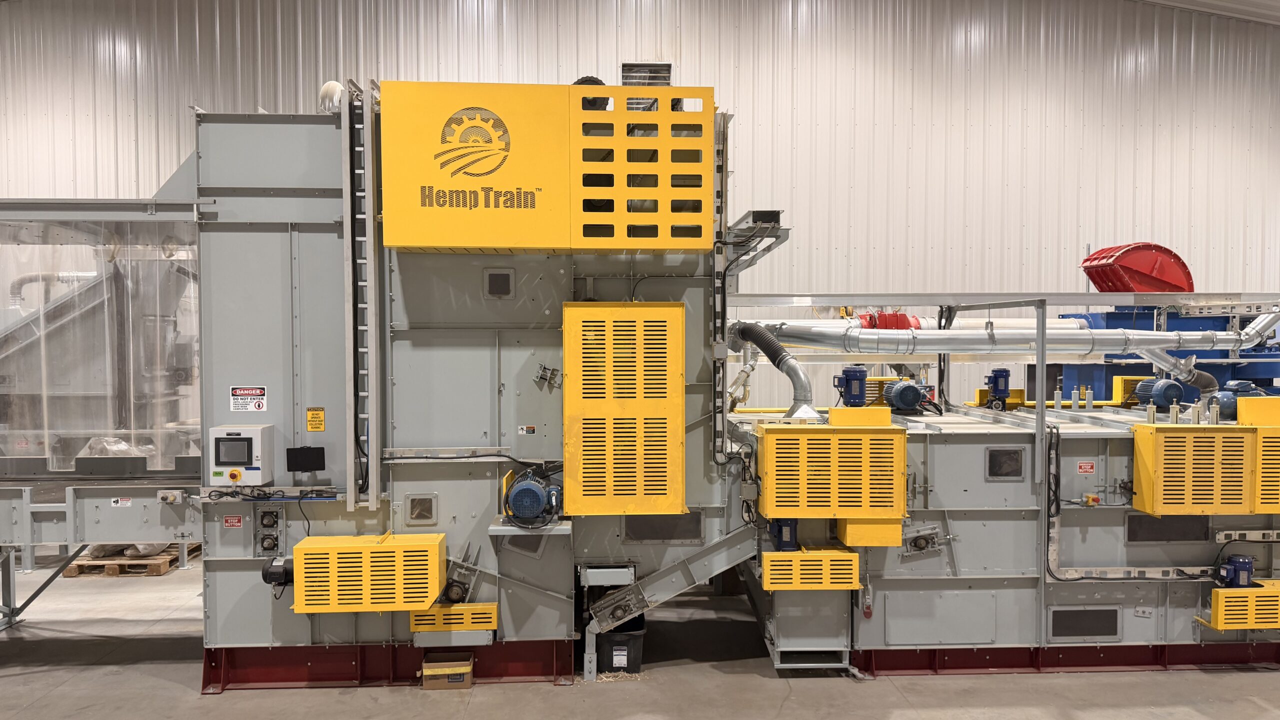 The HempTrain processing system at HempAgra